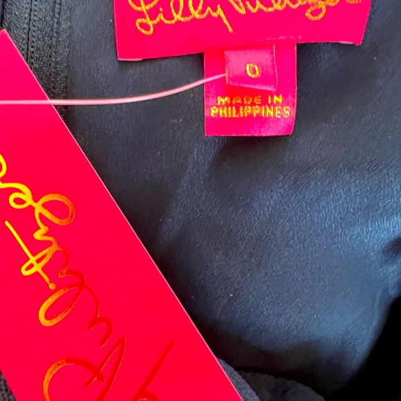 NWT Lilly Pulitzer Gracey dress try navy size 0💙 - Picture 8 of 8